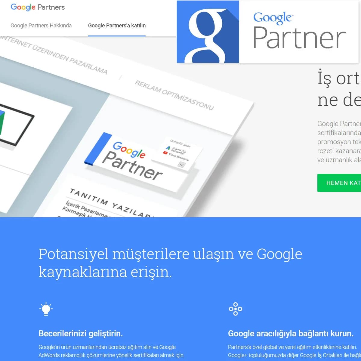 Google Partners'e Nasıl Kayıt Olurum ve Sertifikaları Nasıl Alırım?