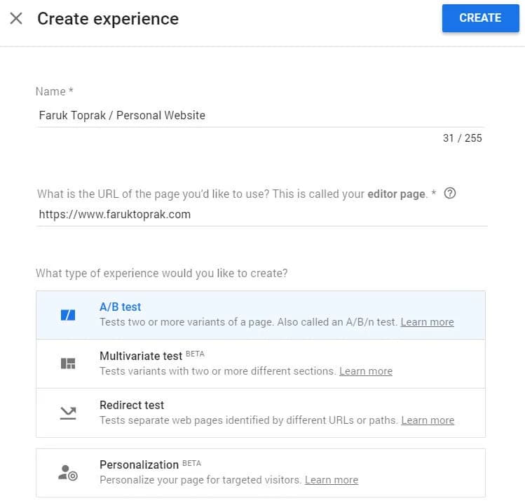 Google Optimize'ın Yeni Özelliği "Personalization" İle Sayfanızı Kişiselleştirin