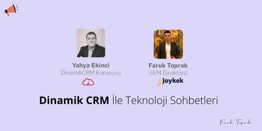 Dinamik CRM İle Dijital Pazarlama Üzerine Güzel Bir Yayın Gerçekleştirdik