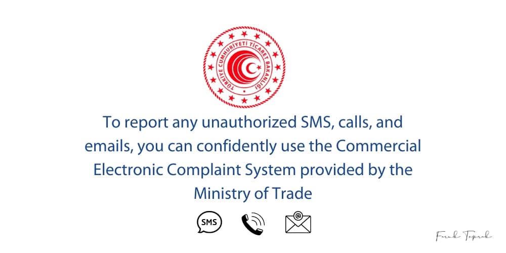 To report any unauthorized SMS, calls, and emails, you can confidently use the Commercial Electronic Complaint System provided by the Ministry of Trade