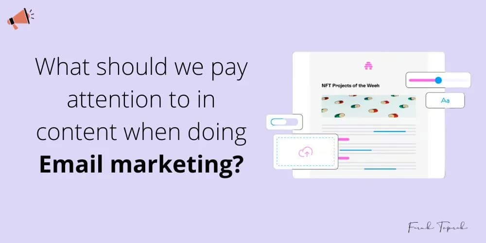 What should we pay attention to in content when doing E-mail marketing?