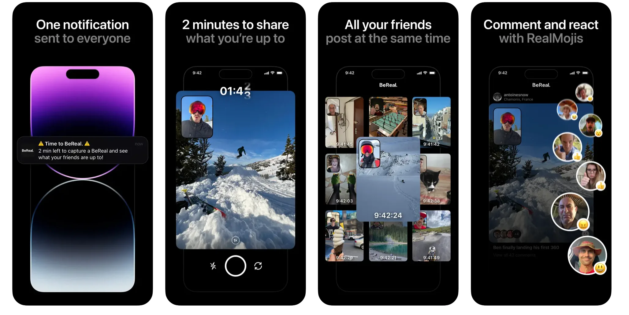 BeReal. Your friends for real. - Not another social network. BeReal. Your friends for real. - Not another social network.